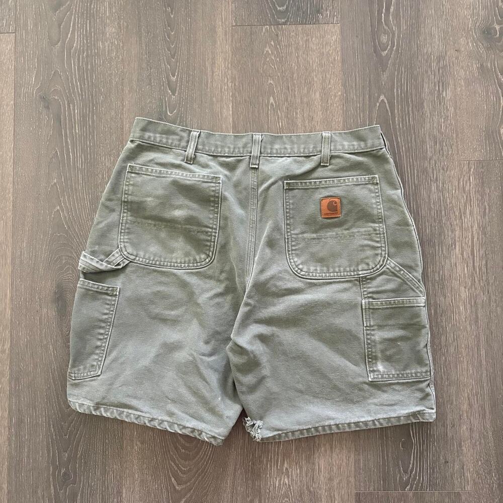 Vintage carhartt canvas carpenter work Shorts